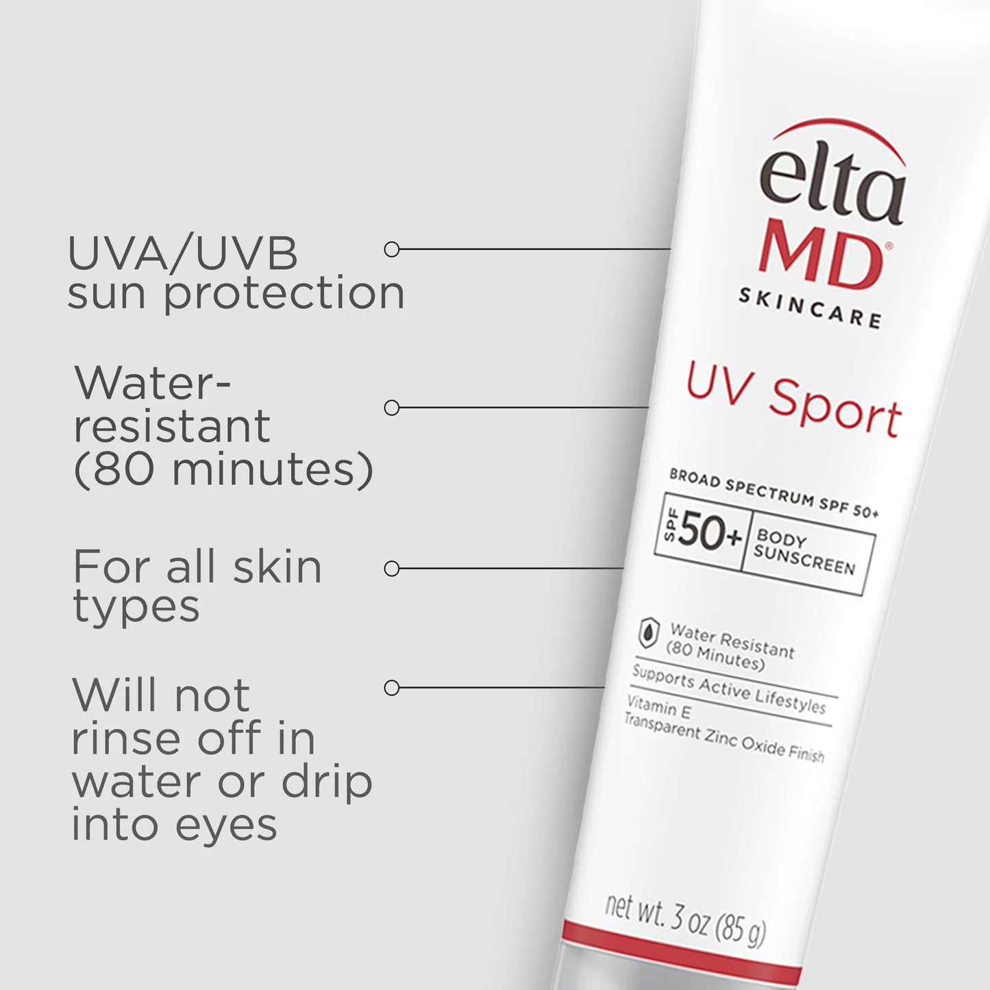 EltaMD UV Sport Broad-Spectrum SPF 50+ (8 oz)