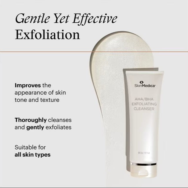 SkinMedica AHA/BHA Exfoliating Cleanser (6 oz)