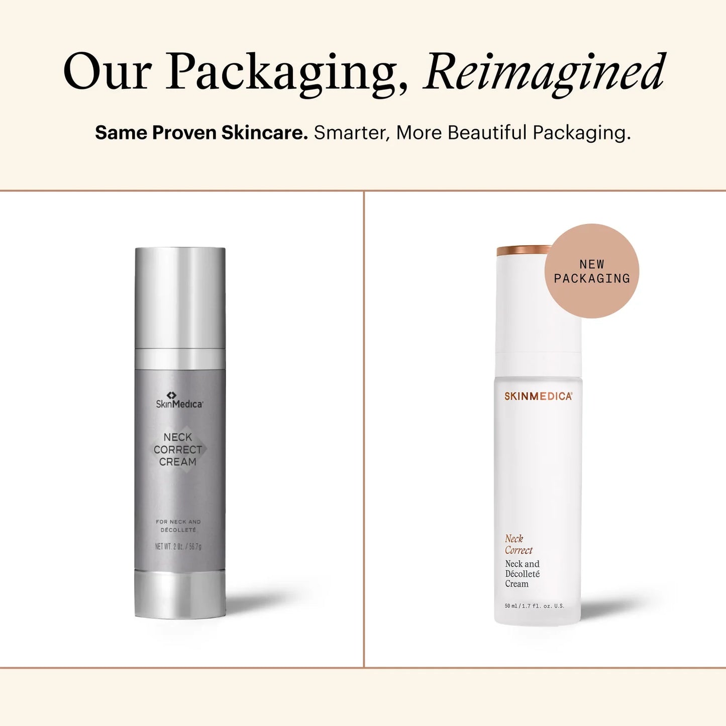 Improve the look of aging neck skin with SkinMedica Neck Correct Cream, a nourishing formula that promotes a smoother, more youthful appearance