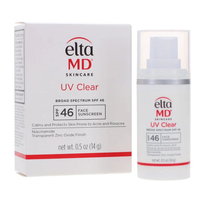 EltaMD UV Clear Broad-Spectrum SPF 46 NON-TINTED (0.5 oz)