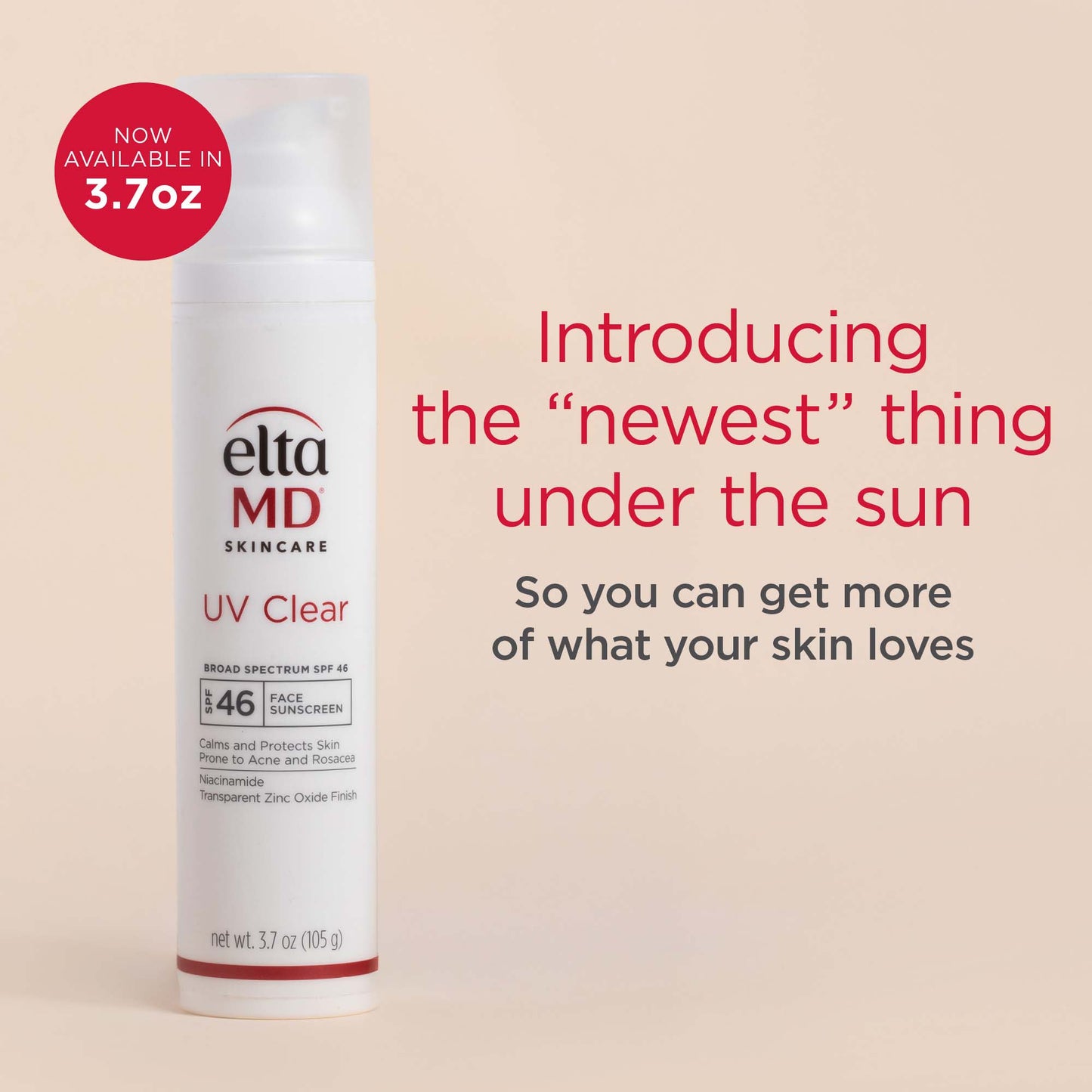 EltaMD UV Clear Broad-Spectrum SPF 46 NON-TINTED (3.7 oz)