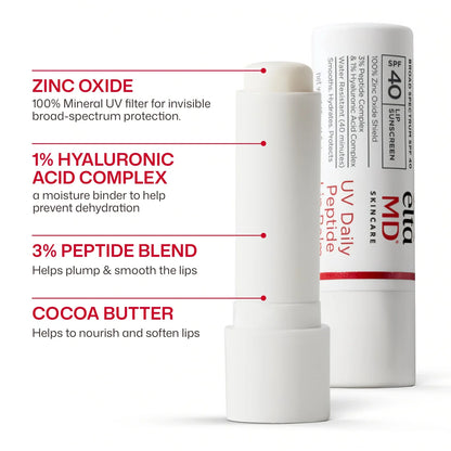 EltaMD UV Daily Peptide Lip Balm SPF 40 (0.17 oz)