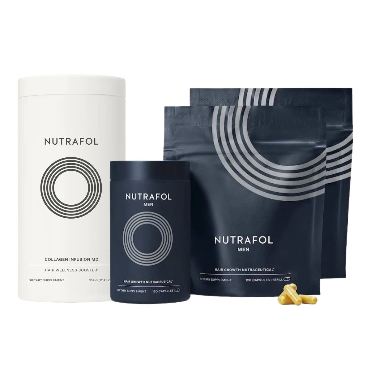 Nutrafol Men (3-Month Supply) + Collagen Renewal Bundle