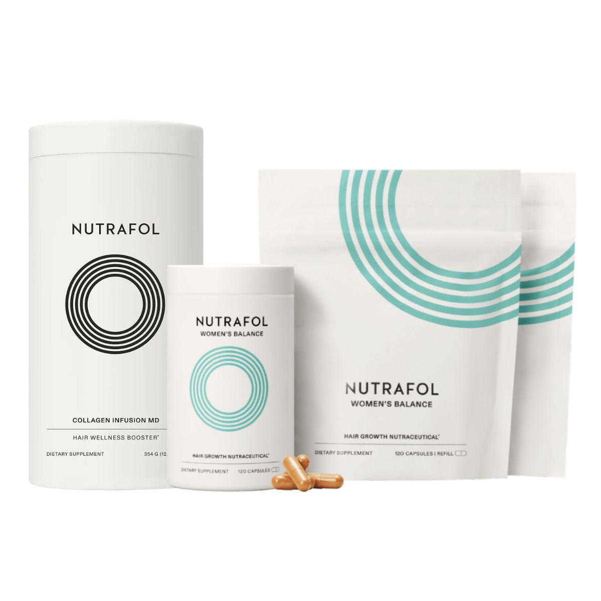Nutrafol Women's Balance 3 Month Supply + Collagen Renewal Bundle