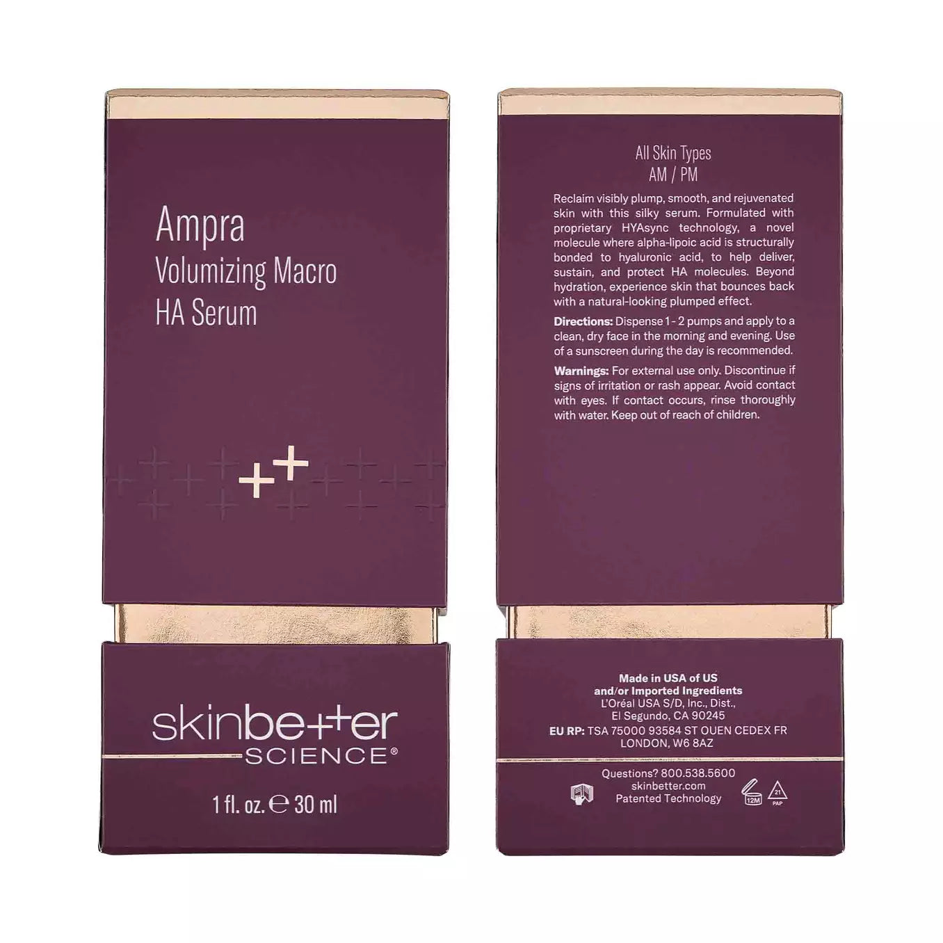 SkinBetter Science Ampra Volumizing Macro HA Serum (30 ml)
