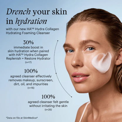 SkinMedica HA5 Hydra Collagen Hydrating Foaming Cleanser (5 oz)