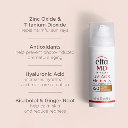 EltaMD UV AOX Elements Broad-Spectrum SPF 50 TINTED (1.7 oz)