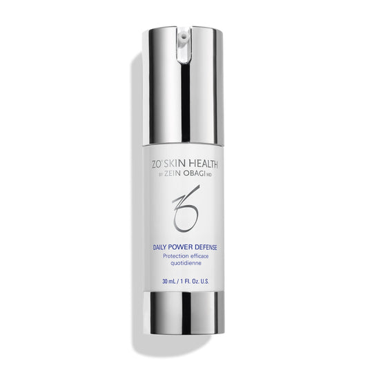 ZO Skin Health Daily Power Defense (30 ml – Travel Size) is an advanced antioxidant serum that helps strengthen the skin barrier, defend against environmental stressors, and promote healthier-looking skin