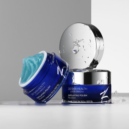 Achieve a polished glow with ZO Skin Health Exfoliating Polish (16.2 g - Travel Size), a dermatologist-recommended facial exfoliator for smoother skin