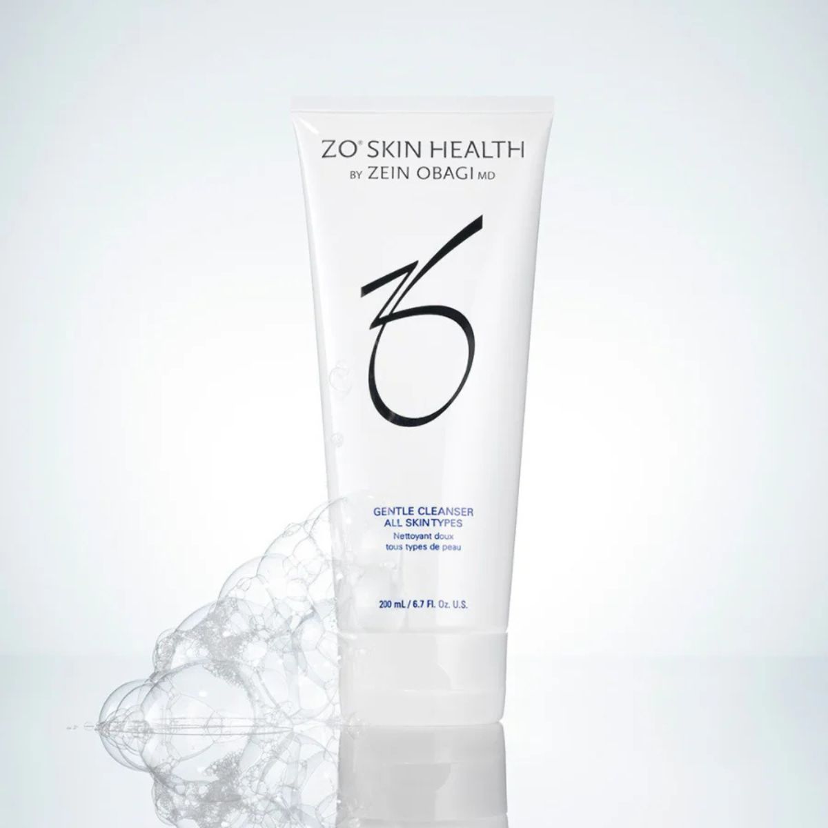 Daily facial cleansing made simple with ZO Skin Health Gentle Cleanser for all skin types, formulated to leave skin feeling clean and refreshed