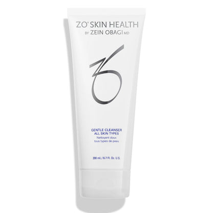 ZO Skin Health Gentle Cleanser for all skin types removes oil, makeup, and impurities while leaving skin refreshed, soft, and balanced (200 ml)