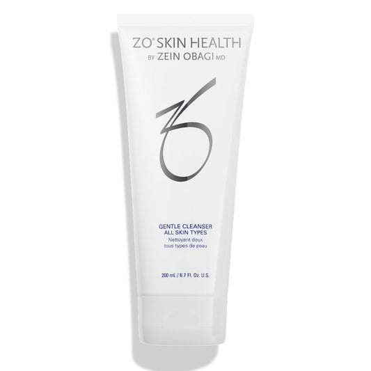 ZO Skin Health Gentle Cleanser for all skin types removes oil, makeup, and impurities while leaving skin refreshed, soft, and balanced (200 ml)