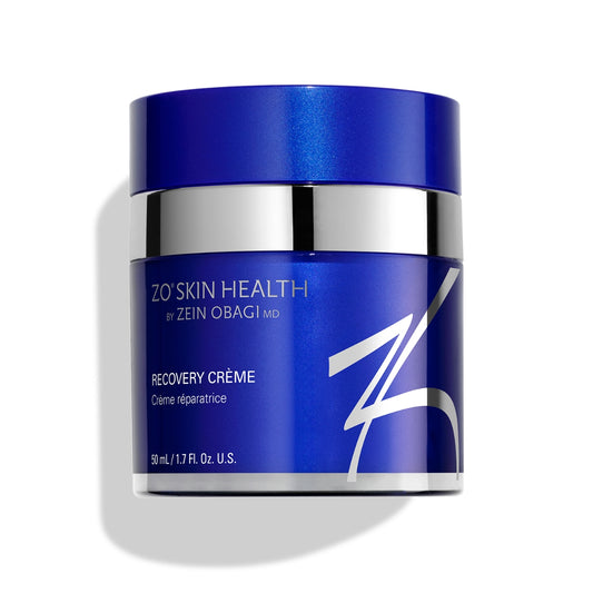 ZO Skin Health Recovery Crème (50 ml) is a deeply hydrating moisturizer that helps soothe dry skin, strengthen the skin barrier, and support a healthy-looking complexion