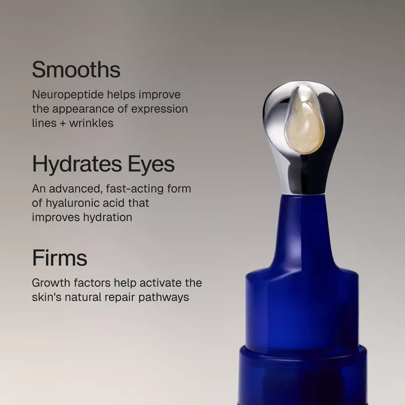 Refresh tired-looking eyes with ZO Skin Health Growth Factor Eye Serum (15 ml), a dermatologist-developed formula that hydrates and visibly improves skin texture