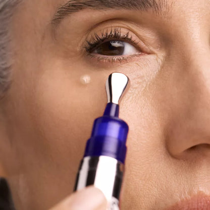 ZO Skin Health Growth Factor Eye Serum (15 ml) helps smooth crow's feet, reduce visible signs of aging, and promote brighter, firmer, healthier-looking eyes