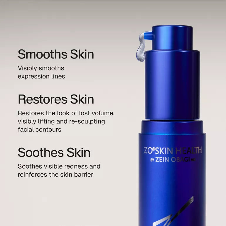 Enhance your skincare routine with ZO Skin Health Peptide Facial Refining Concentrate (30 ml), a peptide-rich serum that promotes smoother, firmer, healthier-looking skin