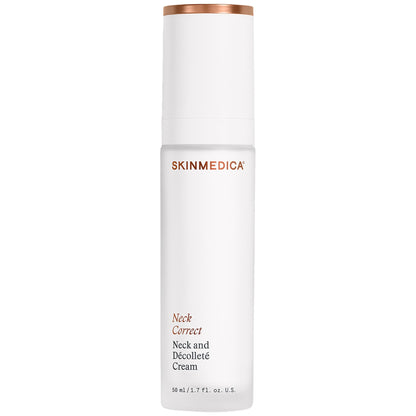 SkinMedica Neck Correct Cream (2 oz) helps improve the appearance of neck skin by supporting smoother texture, hydration, and a firmer-looking profile