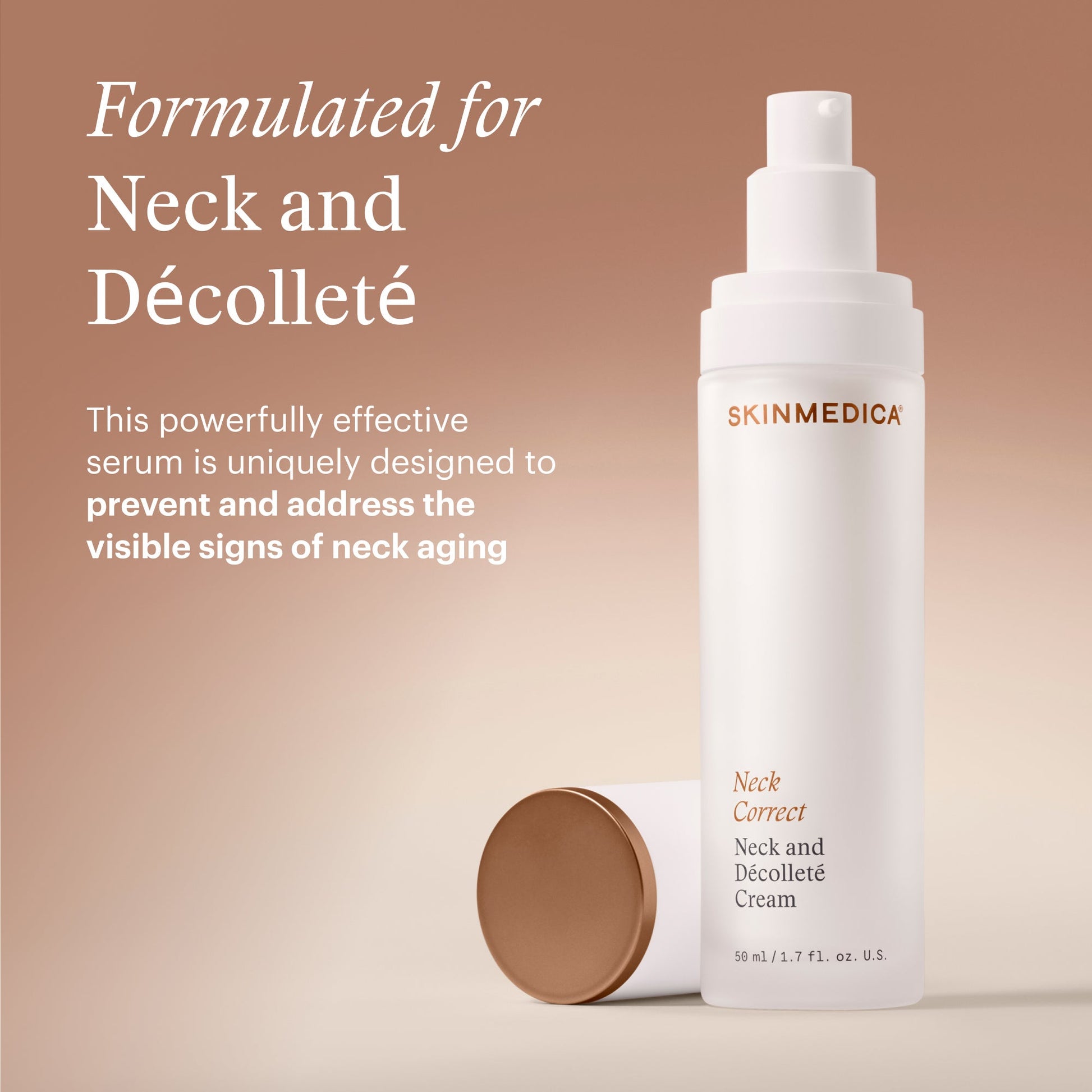 SkinMedica Neck Correct Cream (2 oz) provides daily hydration while helping reduce the appearance of crepey skin and uneven texture on the neck